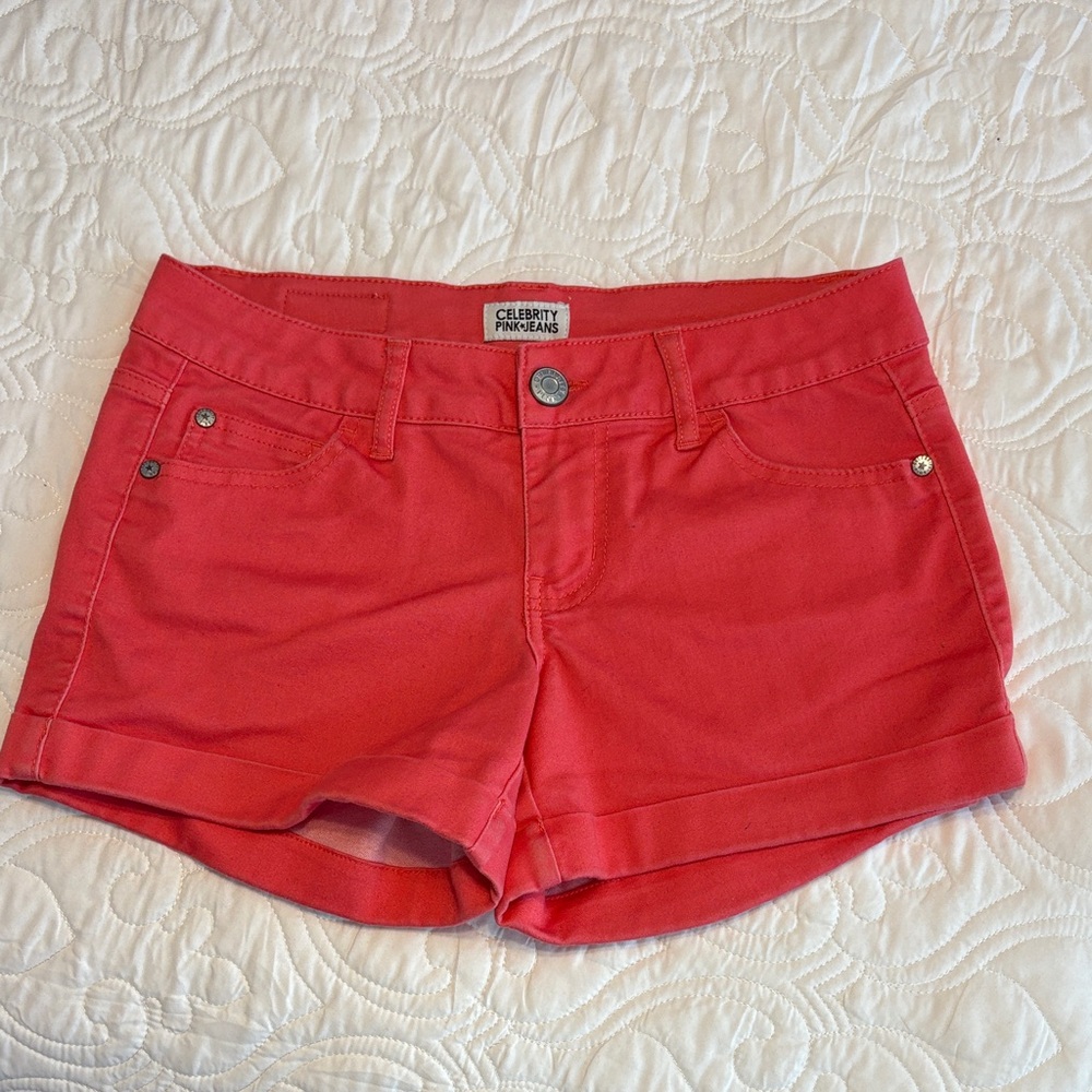 Celebrity Pink Women's Coral Jean Shorts